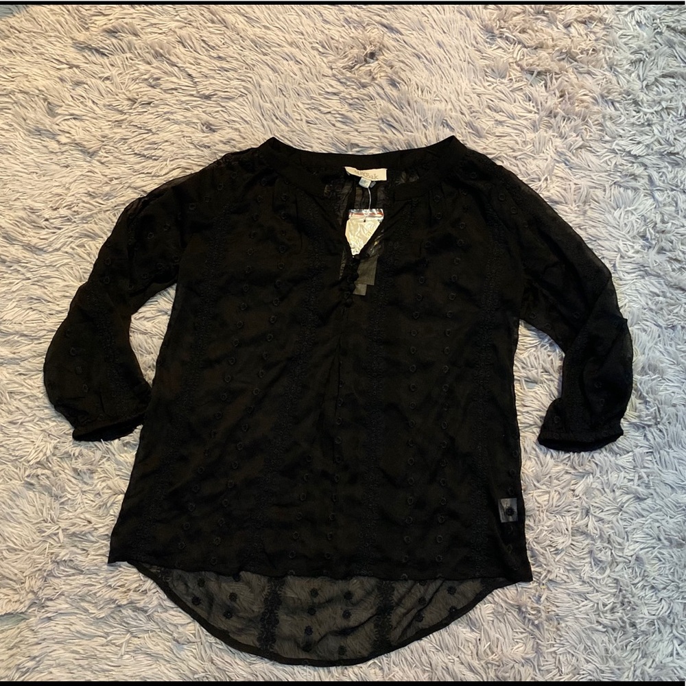🚨SALE🚨 Olive & Oak Sheer long sleeve top